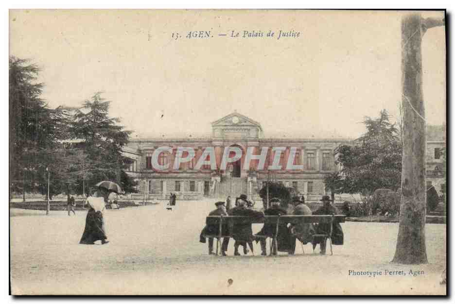 CPA Palais de justice Agen 