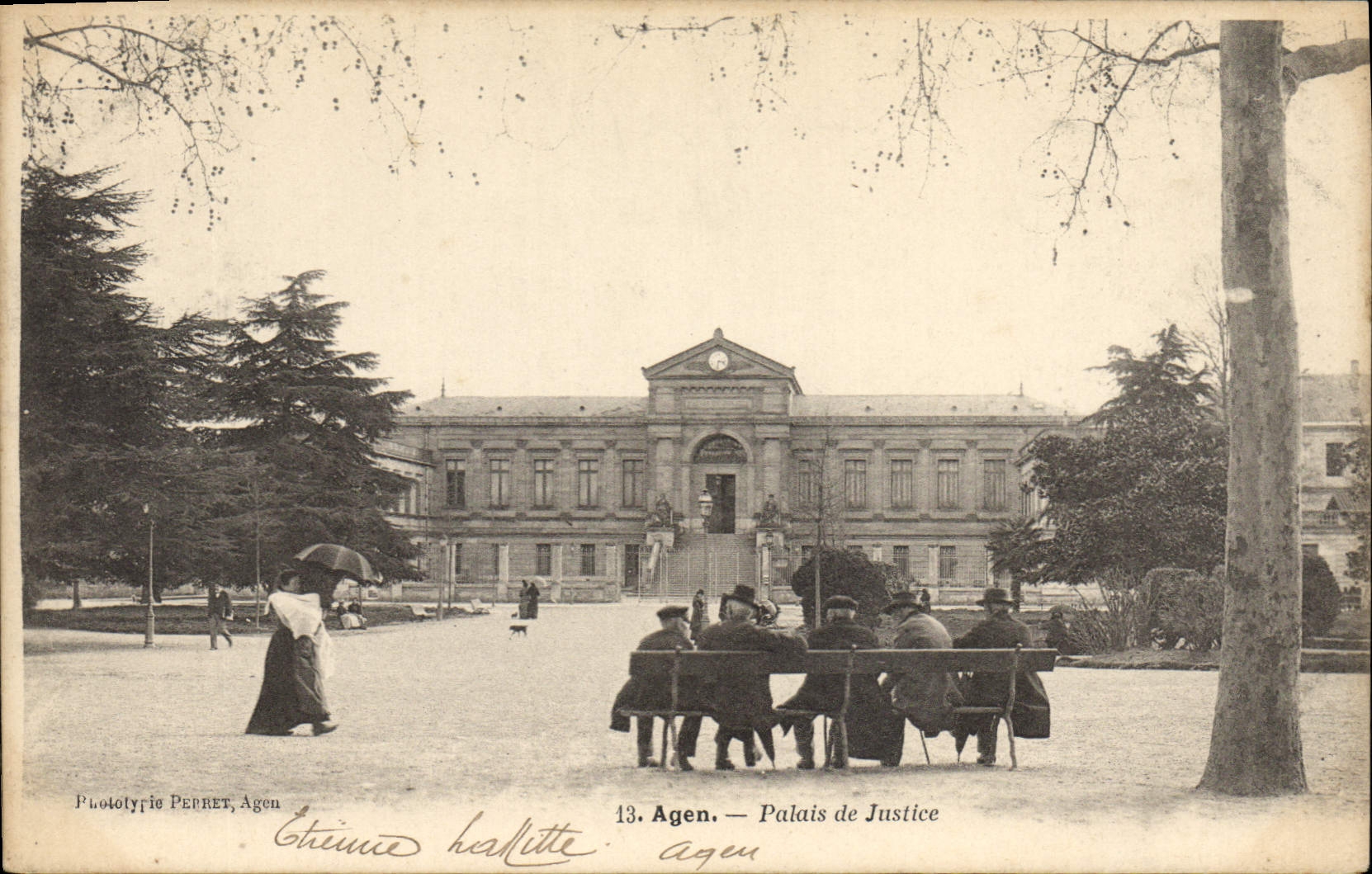CPA Palais de justice Agen 