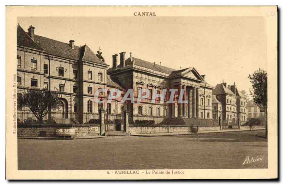 CPA Palais de justice Aurillac 