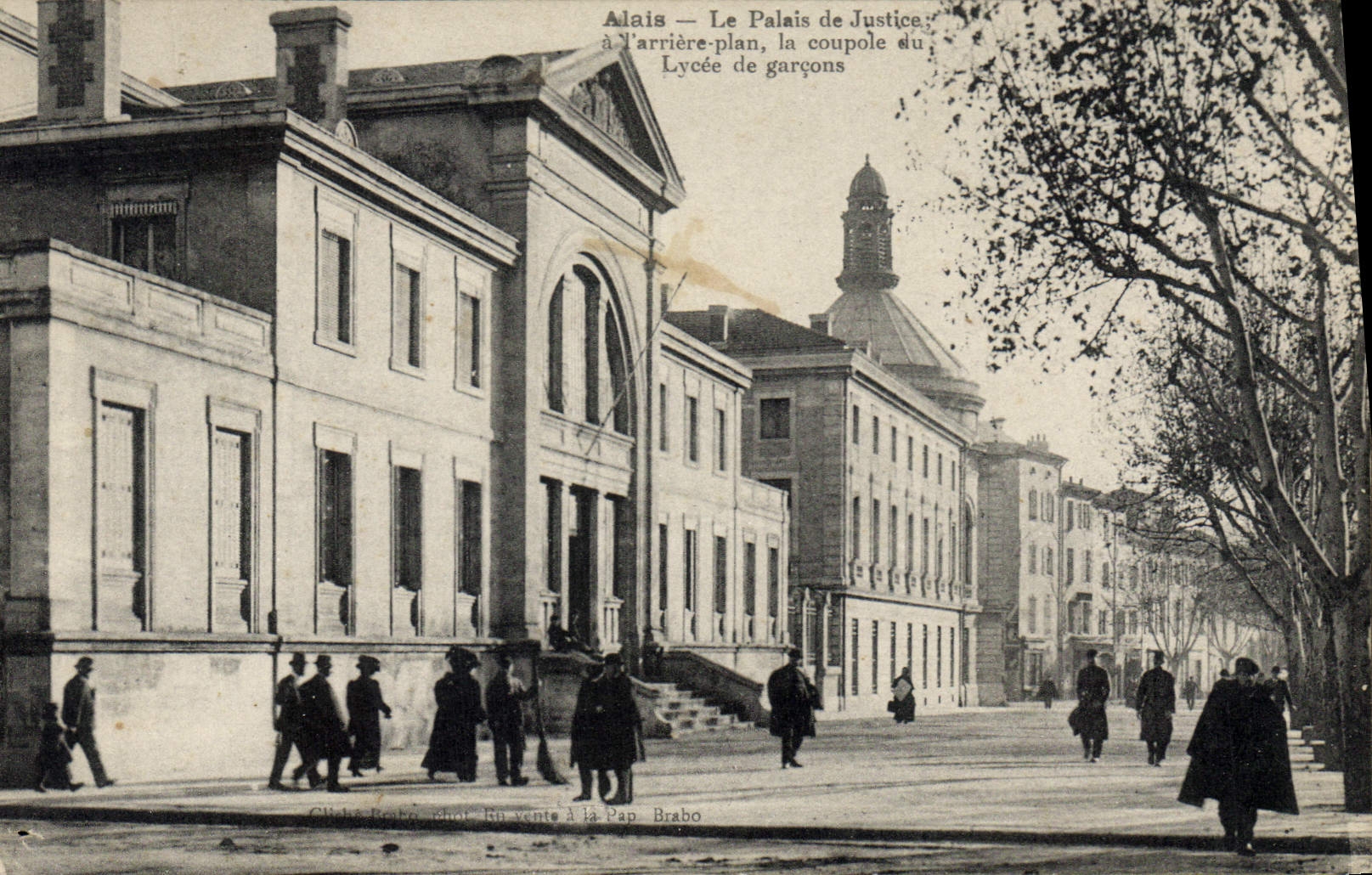CPA Palais de justice Alais Coupole du Lycee des Garcons 