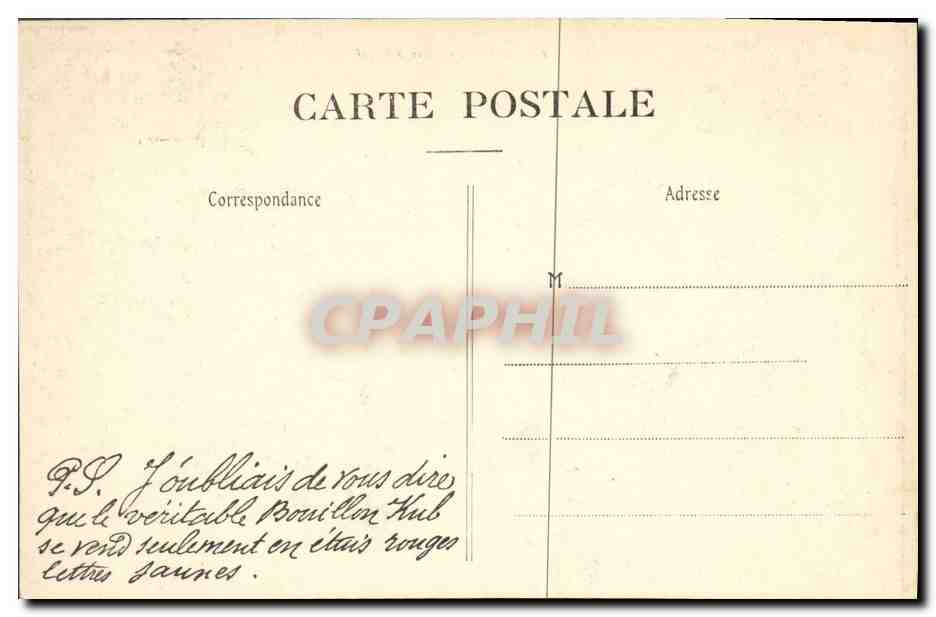 CPA Palais de justice Amiens La Cour d'Appel  — Verso