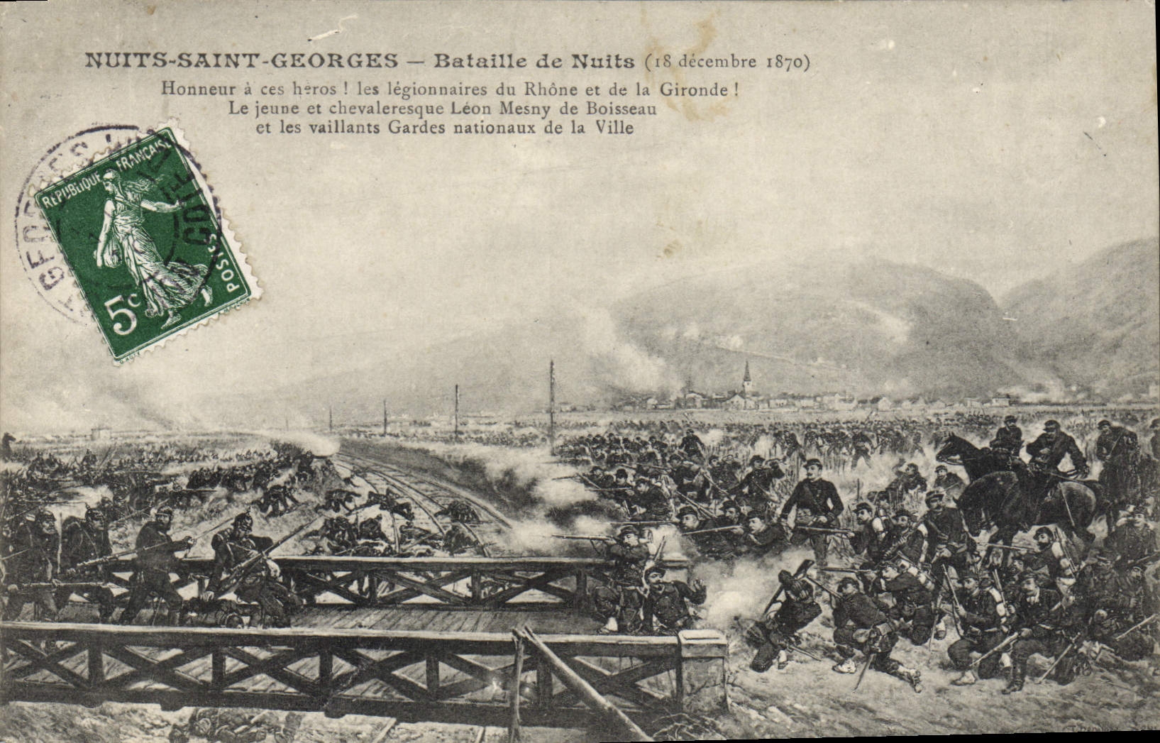 Nuits-Saint-Georges — Bataille de Nuits (18 décembre 1870) — éditeur non visible