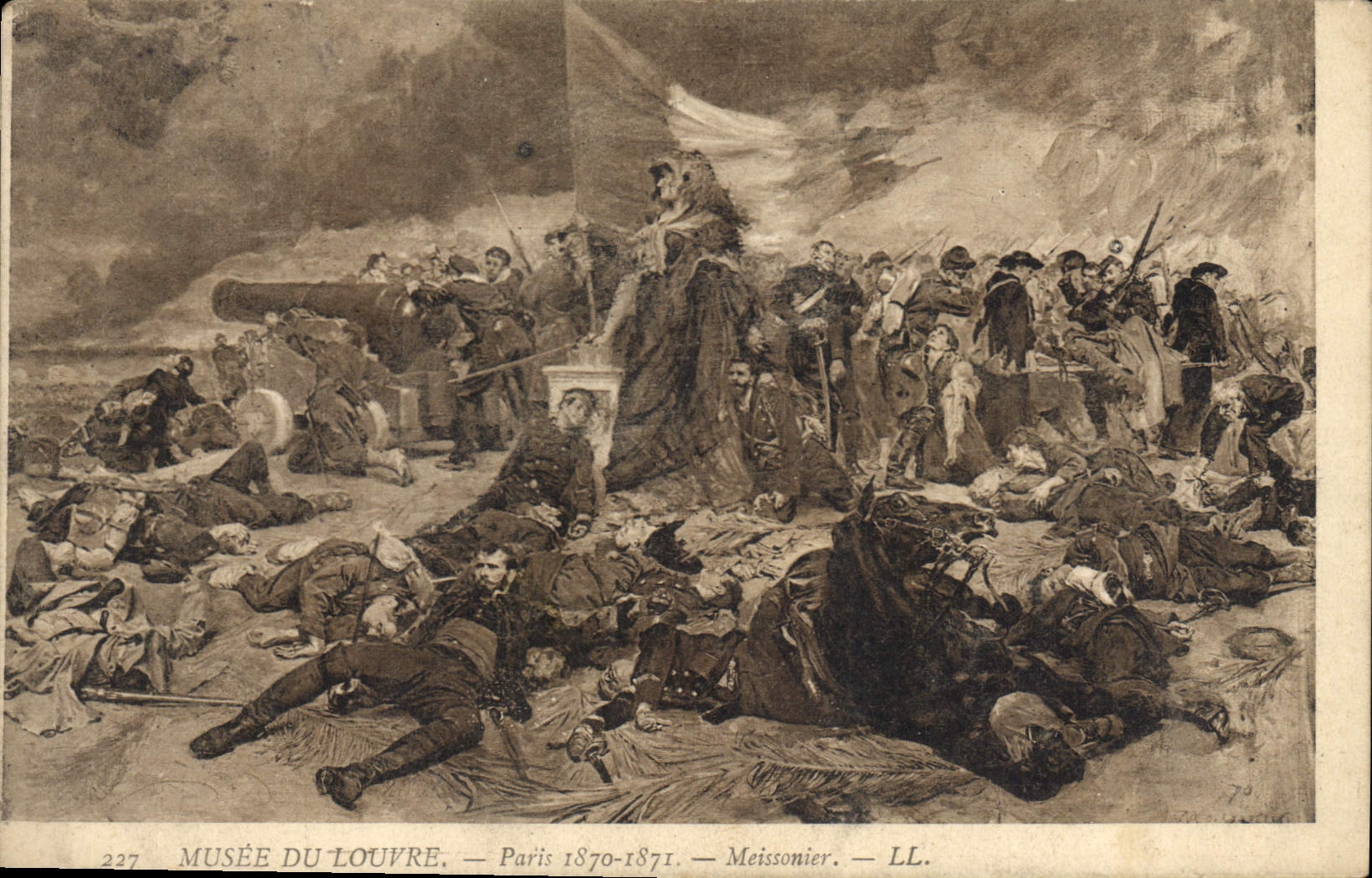 Bataille de Paris — 1870-1871 — Meissonier — LL. — Musée du Louvre