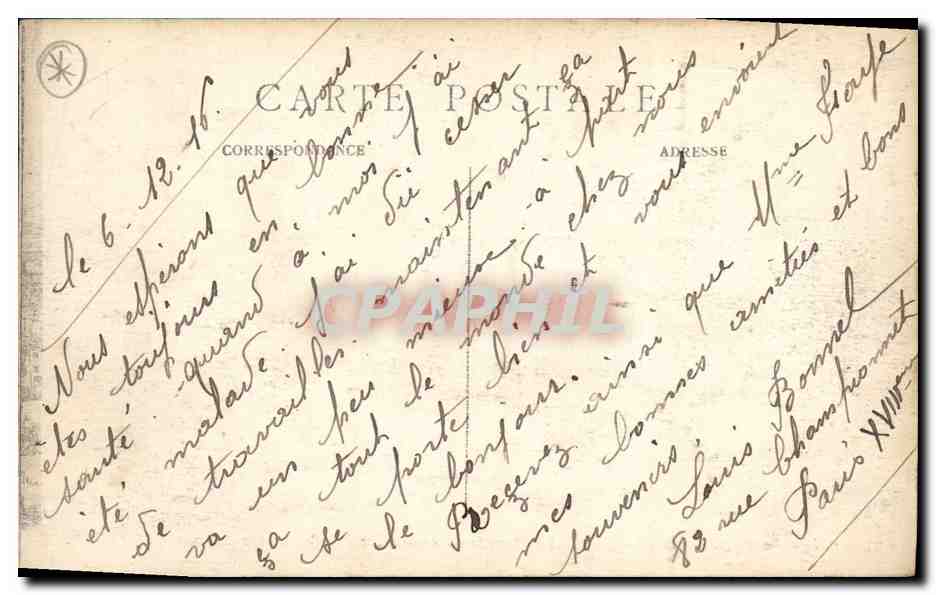 Siège de PARIS. 1870-1871 — Le Bombardement, vu de la Butte-Montmartre — J. H. — Reverso