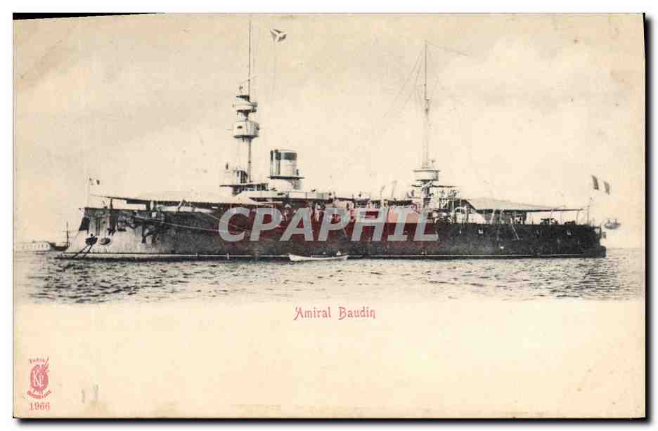 CPA Bateau de Guerre Amiral Baudin