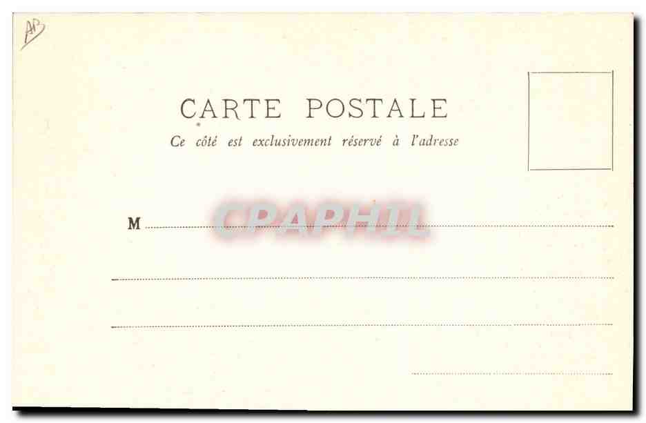 CPA Bateau de Guerre L'Amiral Trehouart Garde Cotes Cuirasse — Verso