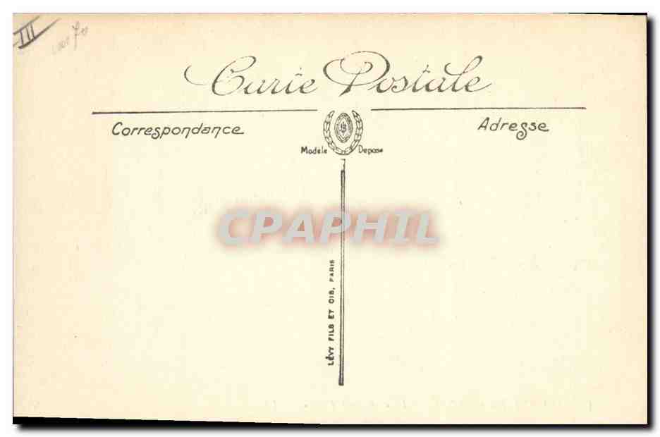 CPA Bateau de Guerre L'Amiral Aube  — Verso