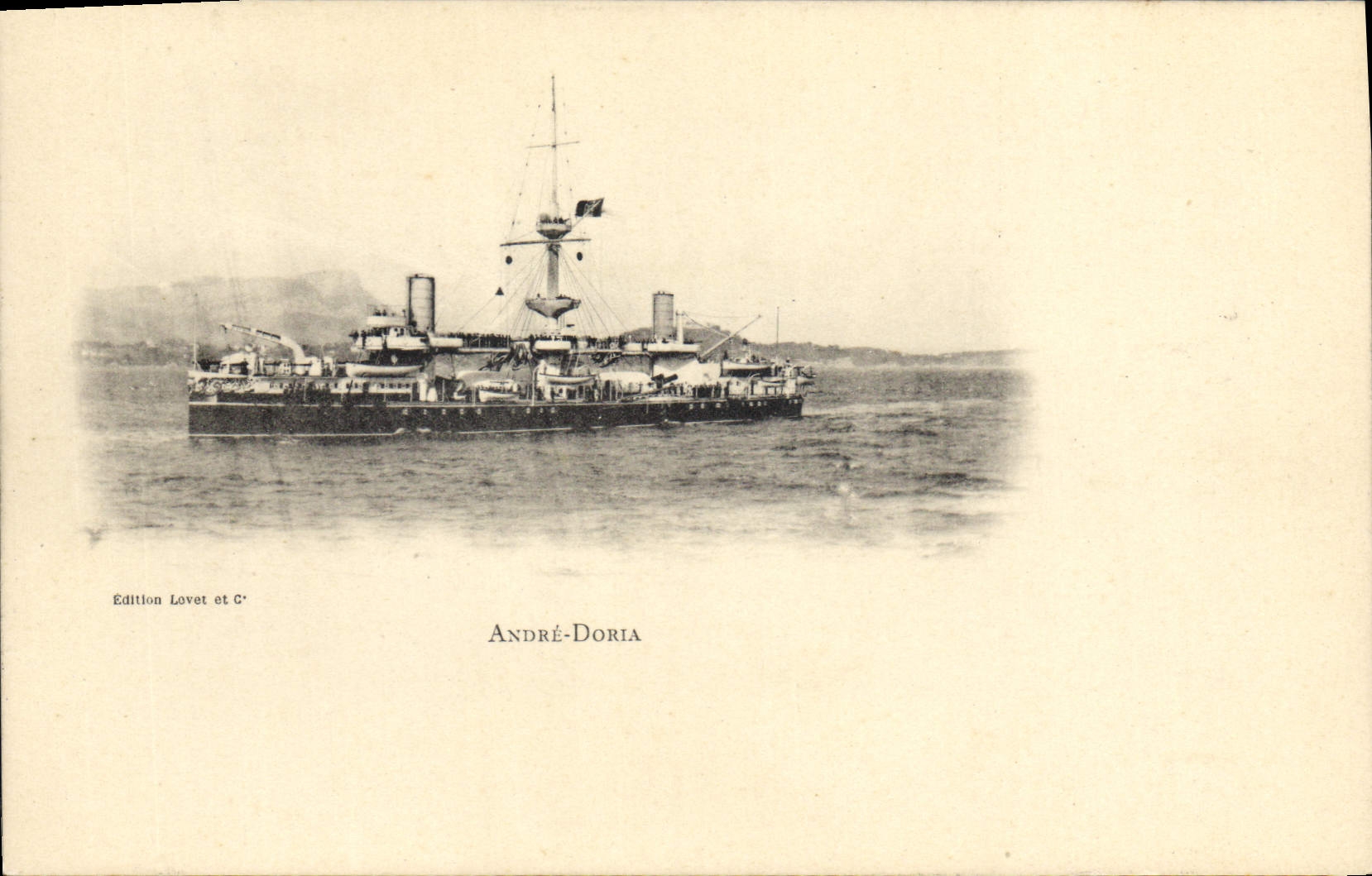 Bateau militaire — André-Doria — Édition Lovet et C°