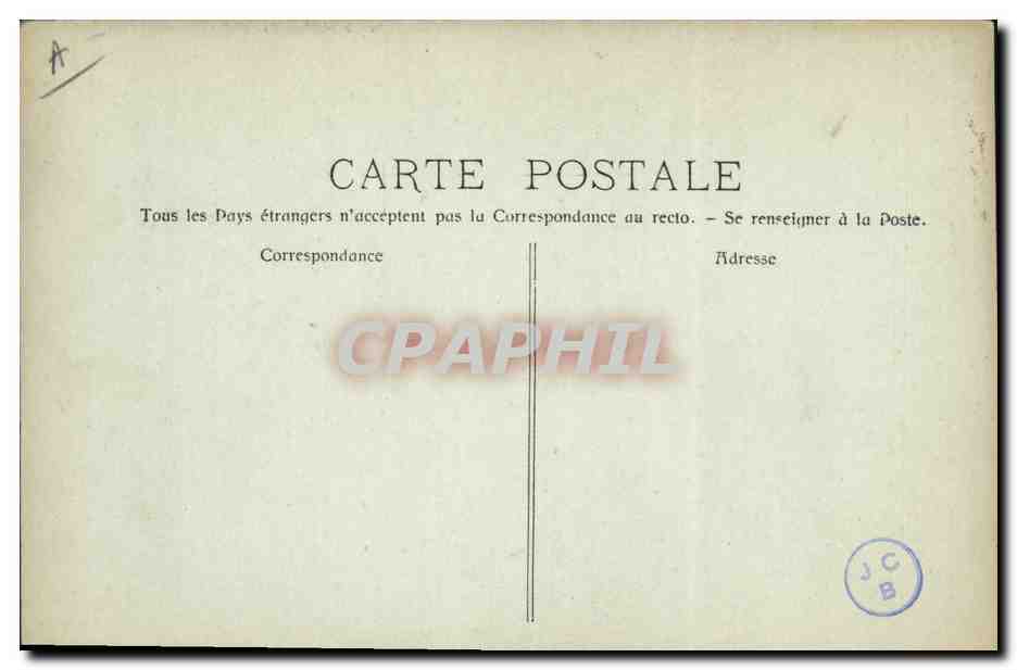 CPA Bateau de Guerre L'Amiral Charnier Croiseur de 2eme classe — Verso
