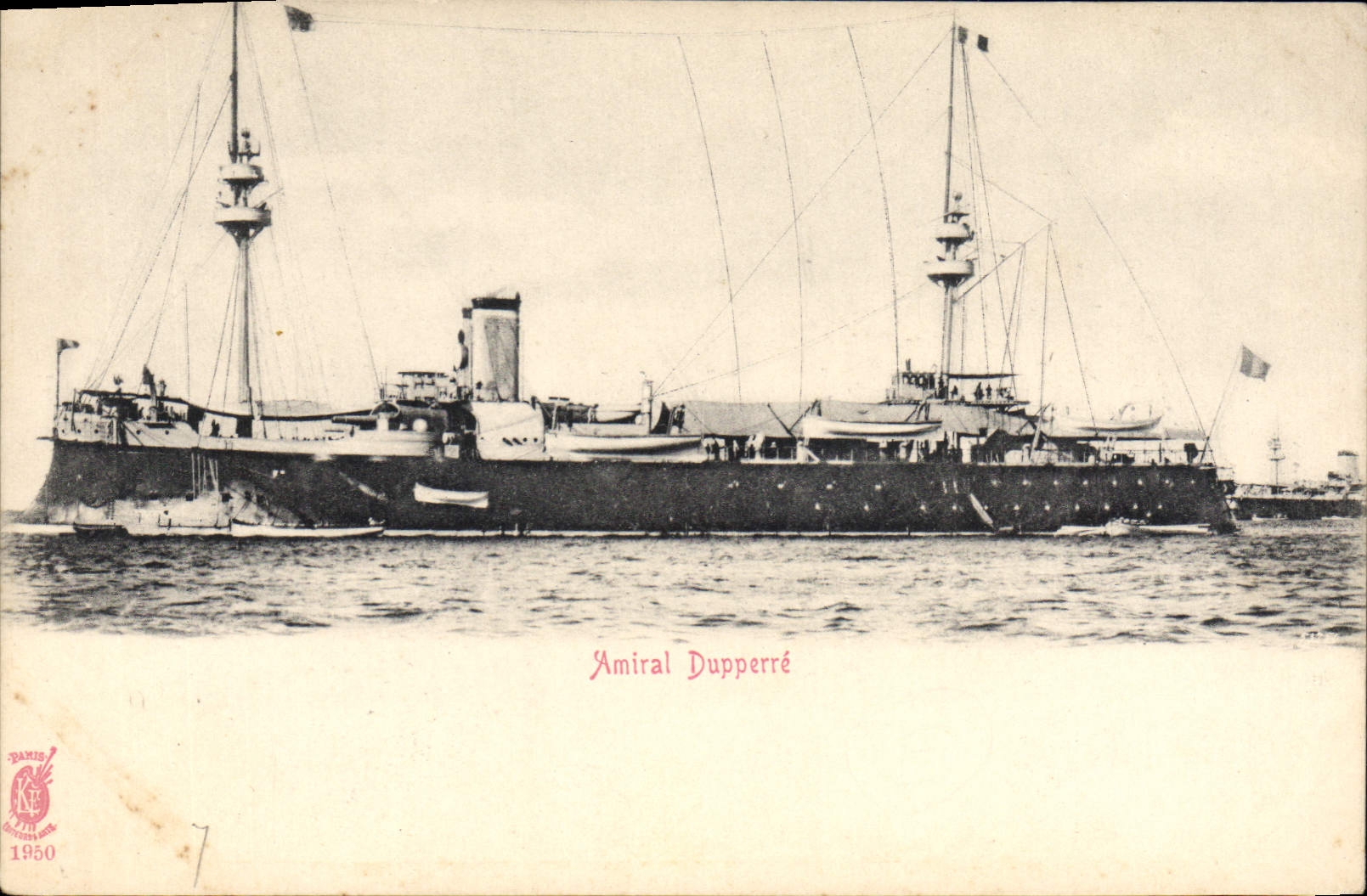 CPA Bateau de Guerre Amiral Duperre