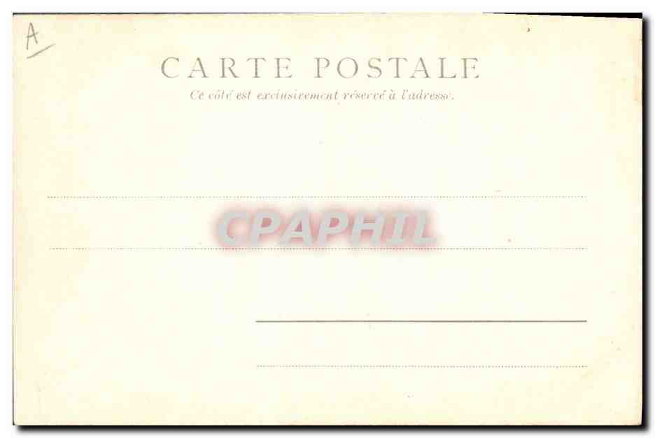 CPA Bateau de Guerre Amiral Duperre — Verso