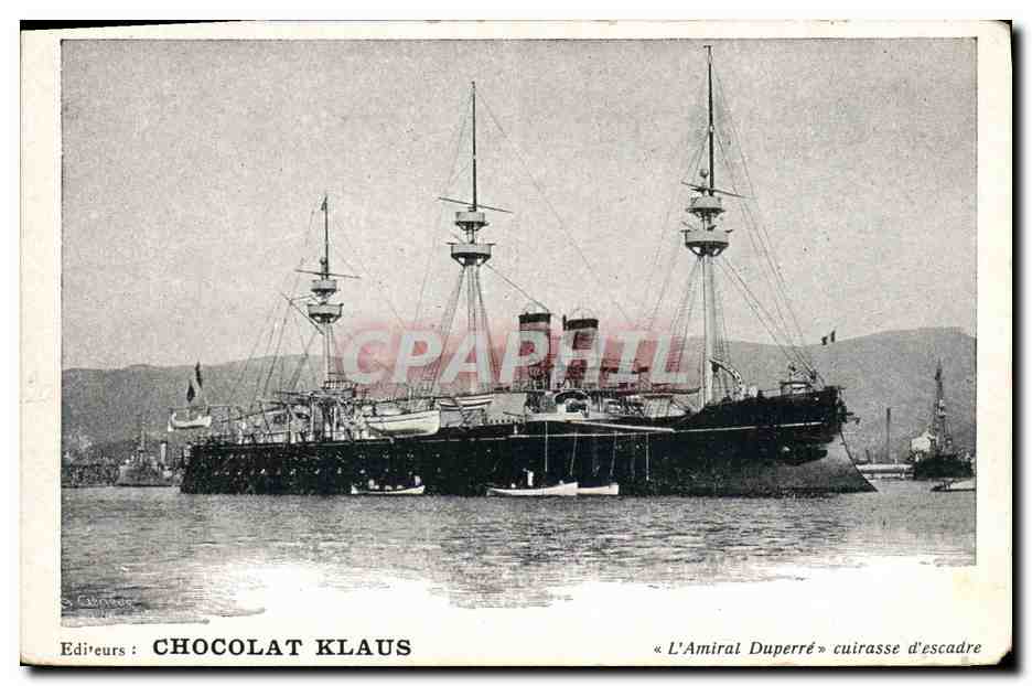 CPA Bateau de Guerre L'Amiral Duperre Cuirasse d'escadre 