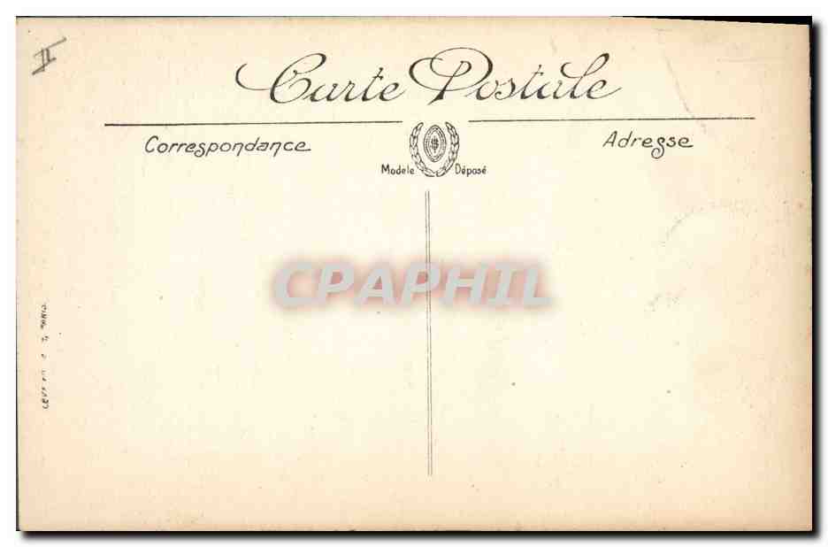 CPA Prefecture Auxerre Colonnes romanes — Verso