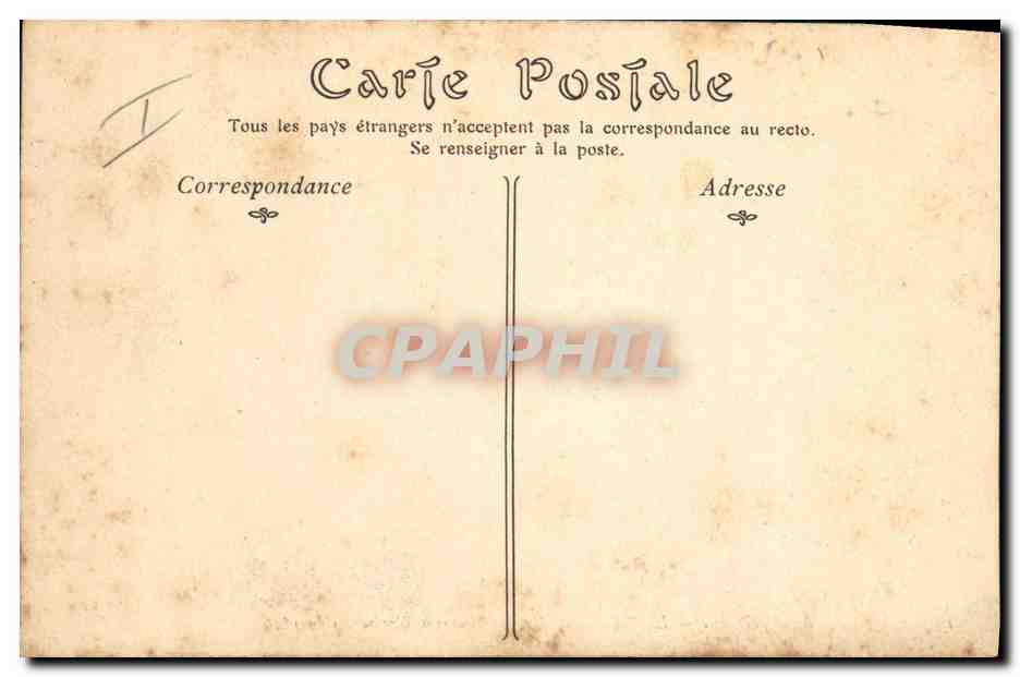 CPA Prefecture Arcades Romanes Angers — Rückseite