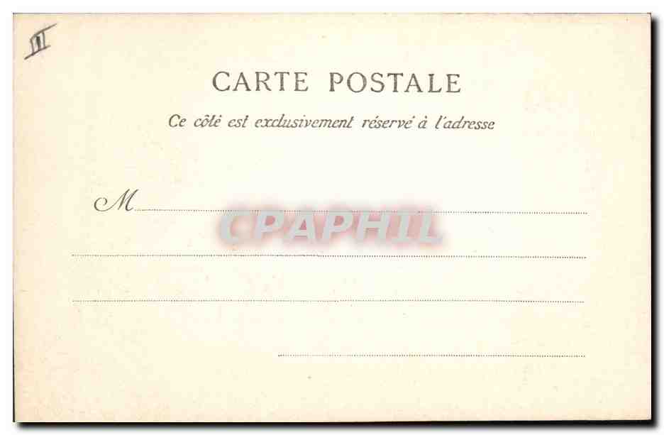 CPA Prefecture Alencon — Verso
