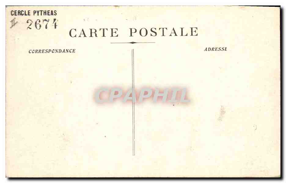 CPA Avignon Hotel de la Prefecture  — Verso