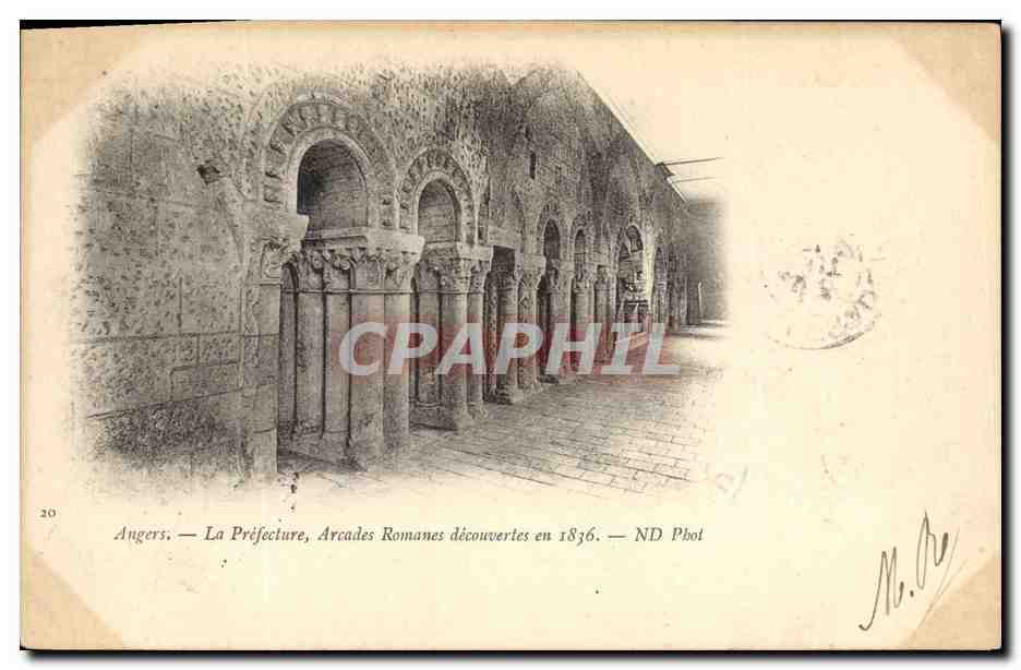 CPA Prefecture Arcades romanes decouvertes en 1836 Angers