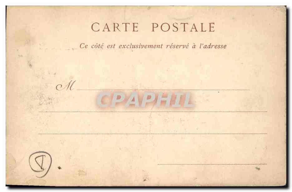 CPA Prefecture Amiens — Verso