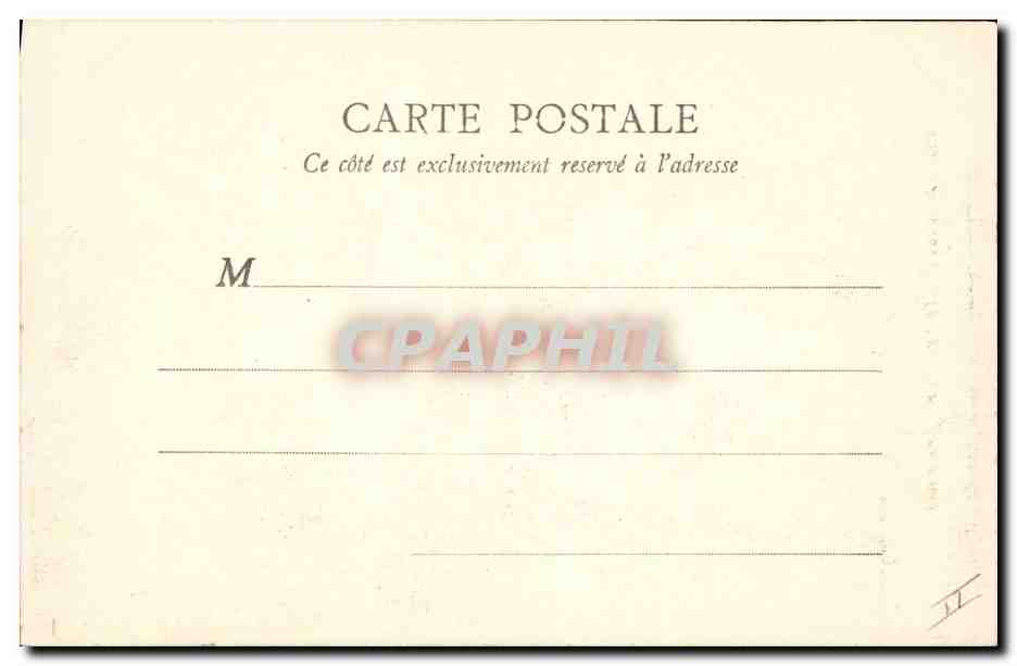 CPA Prefecture Auxerre — Verso