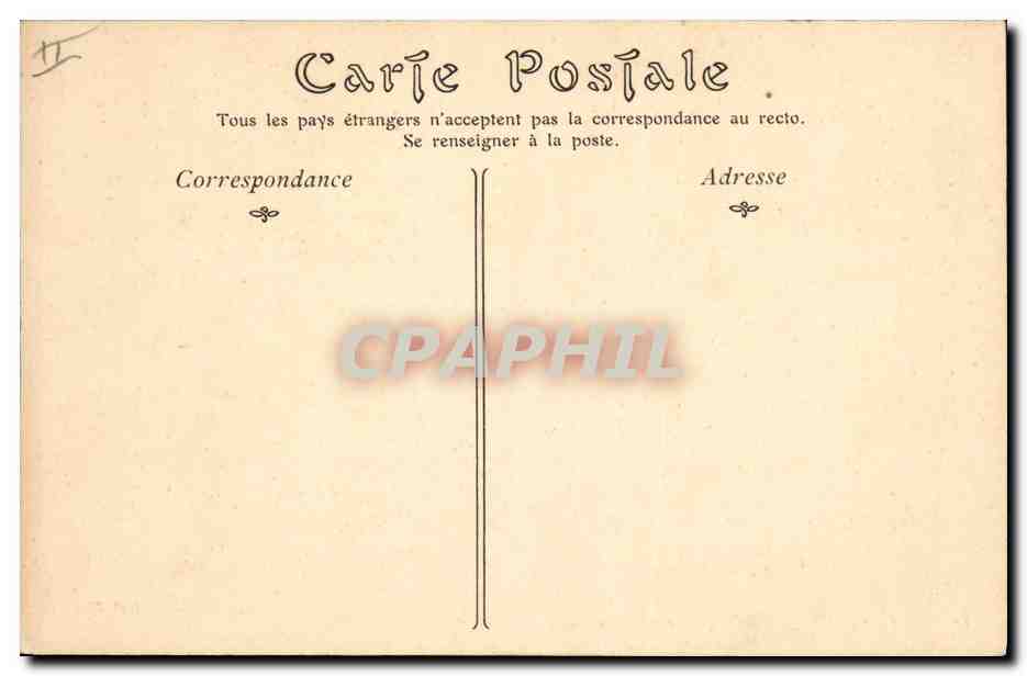 CPA Prefecture Amiens — Rückseite