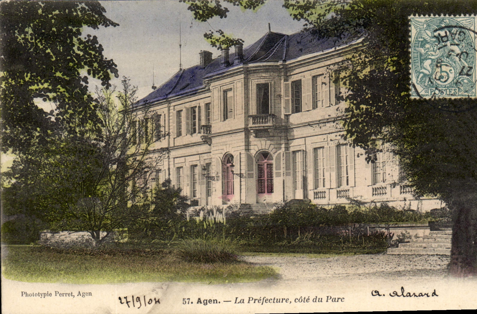 CPA Agen Prefecture Cote du Parc