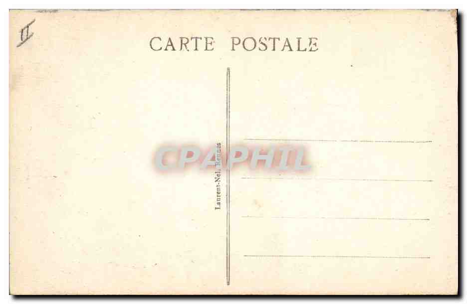 CPA Folklore Costume de Pont L'Abbe — Verso