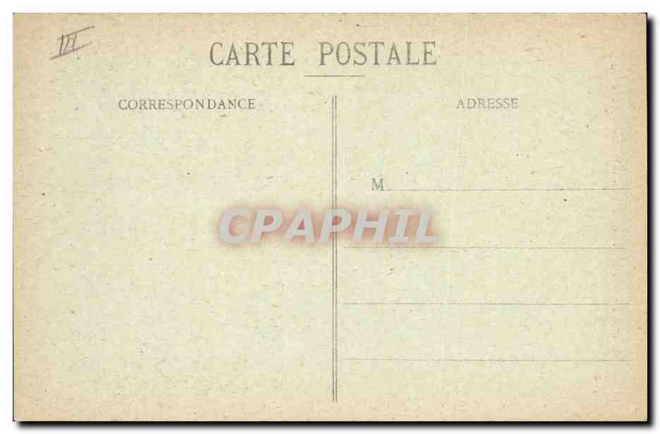 CPA Folklore Jeune fille du Leon Region de Landivisiau — Verso