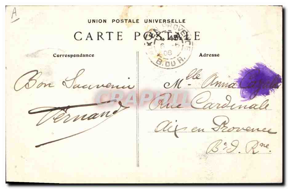 CPA Folklore Cancale Le petit Ponnet — Verso