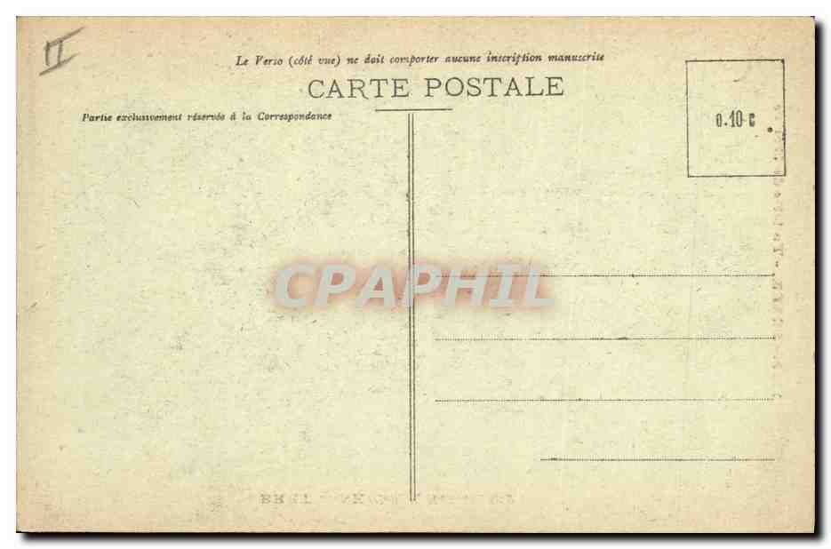 CPA Folklore Scaer Toilette de mariee — Verso