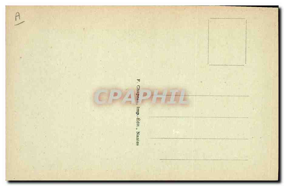 CPA Folklore Guerande Costumes de Mariees d'autrefois — Verso