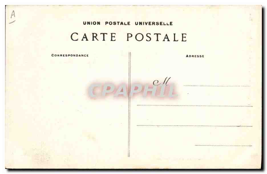 CPA Folklore Type de femme de l'Ile de Sein Etude de tete — Verso