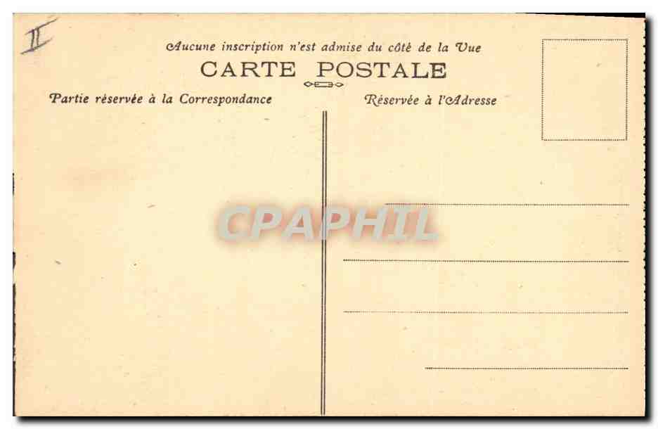 CPA Folklore Homme des environs de Pontivy — Verso
