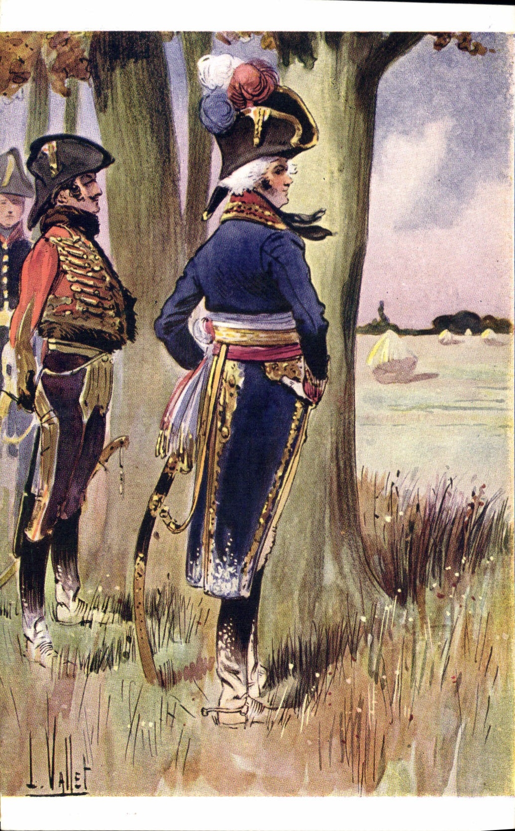 CPA Fantaisie Illustrateur Vallet Kleber Militaria