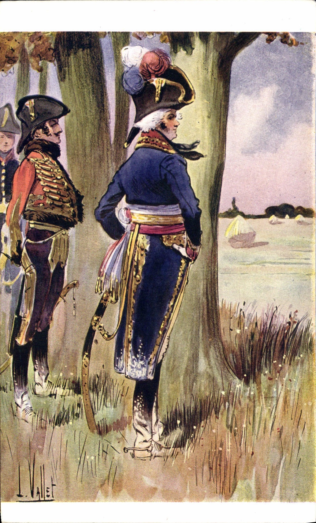 CPA Fantaisie Illustrateur Vallet Kleber Militaria