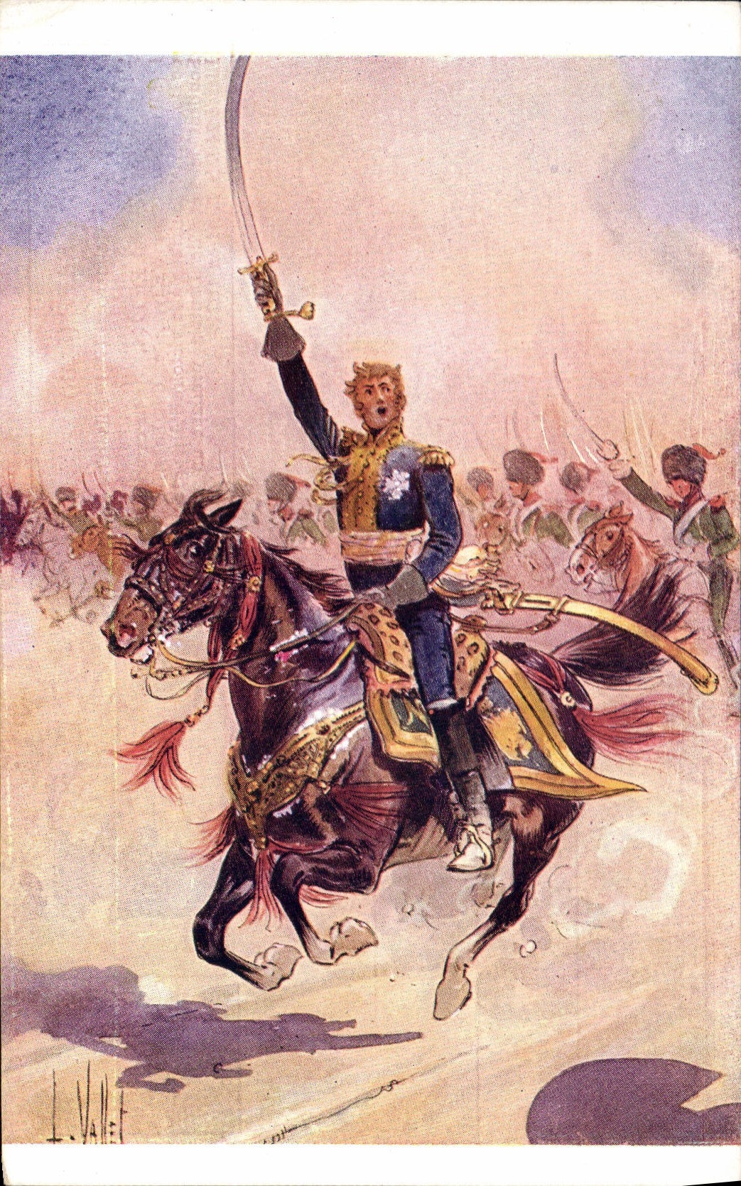 CPA Fantaisie Illustrateur Vallet Rapp Militaria