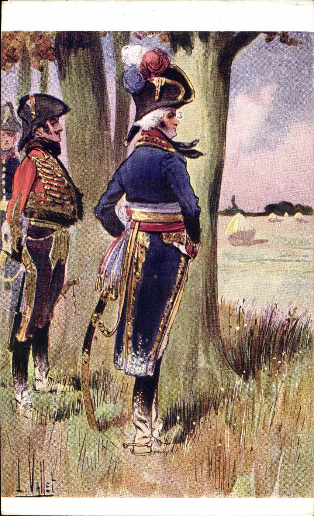 CPA Fantaisie Illustrateur Vallet Kleber Militaria