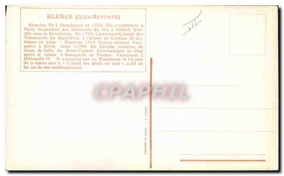 CPA Fantaisie Illustrateur Vallet Kleber Militaria — Rückseite