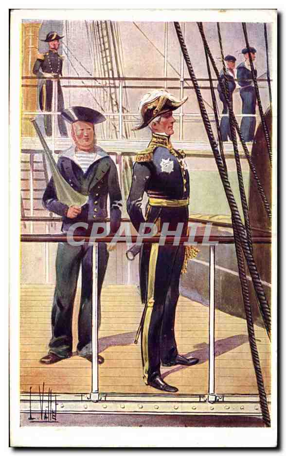 CPA Fantaisie Illustrateur Vallet Bruat Militaria