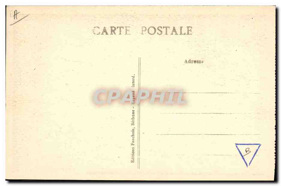 CPA Mine Mines Mineurs Boisage d'une galerie — Rückseite