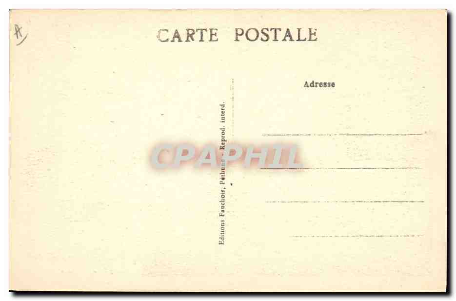 CPA Mine Mines Mineurs Boisage d'une galerie — Rückseite