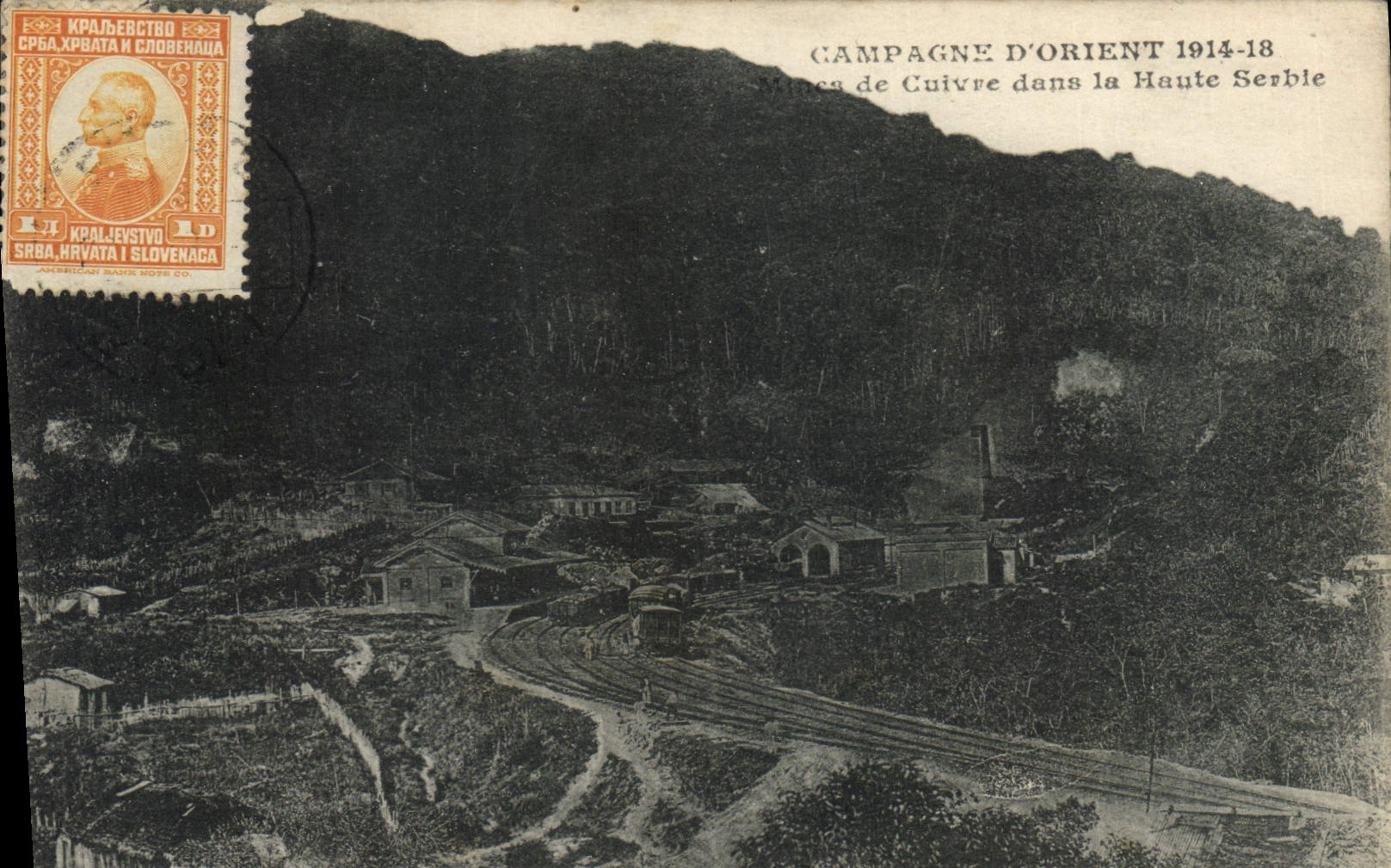 Mines de Cuivre dans la Haute Serbie — Campagne d'Orient 1914-18 — Éditeur non identifié