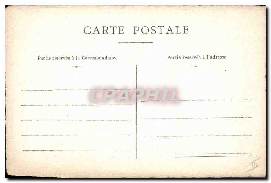 CPA Fantaisie (dessin a la main) Paysage  — Verso
