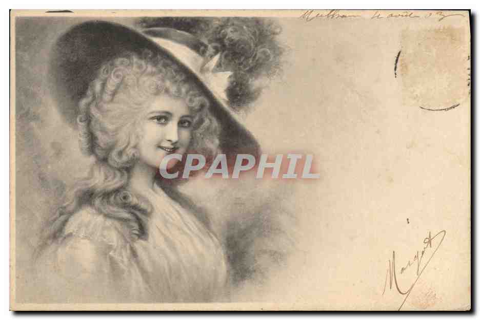 Jeune femme en chapeau — portrait — M. M. Vienne, éditeur