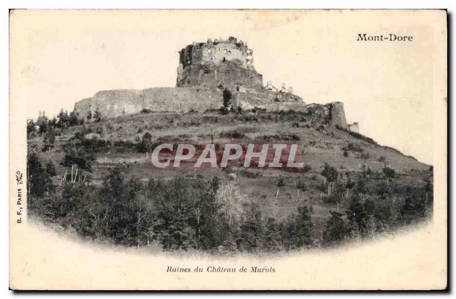 CPA Chateau Mont Dore Ruines du chateau de Murols 
