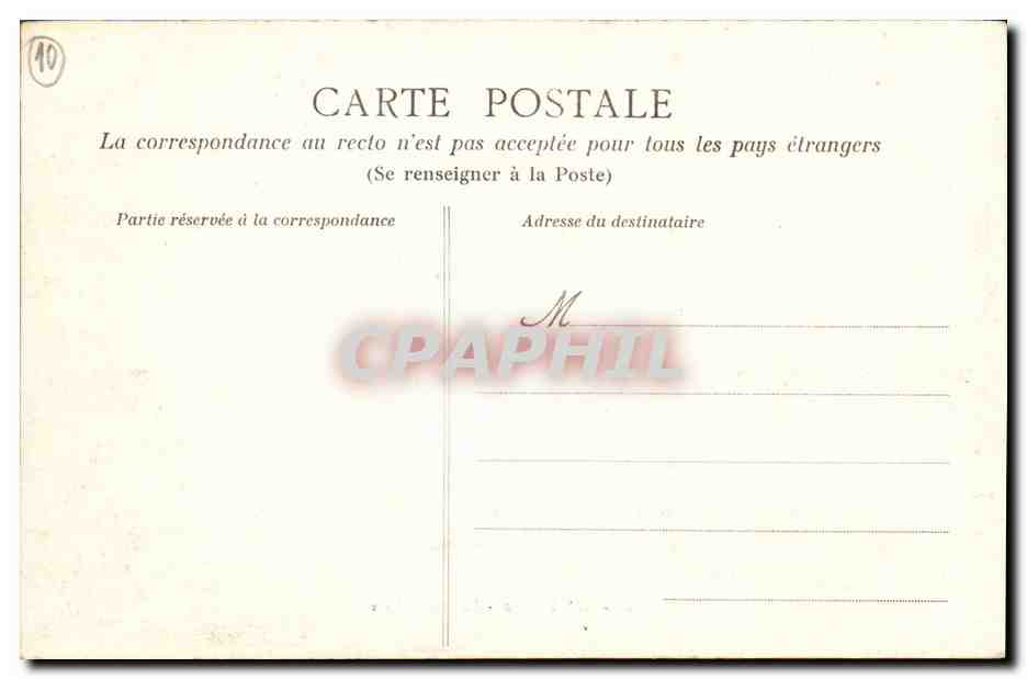 CPA Chateau Saint Malo La grand porte — Rückseite