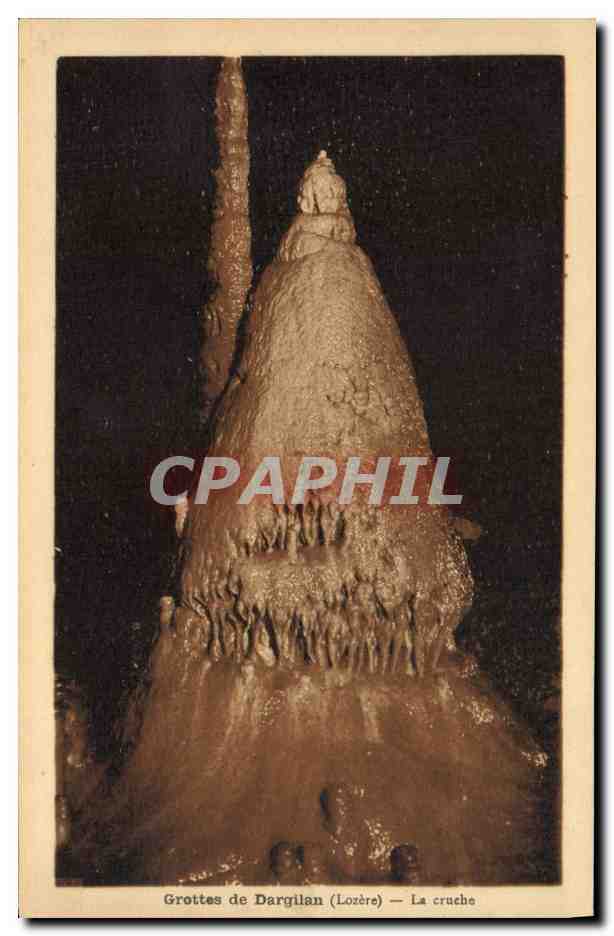 CPA Grotte Grottes de Dargilan La cruche