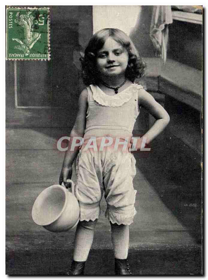 CPA Fantaisie Enfant Pot 