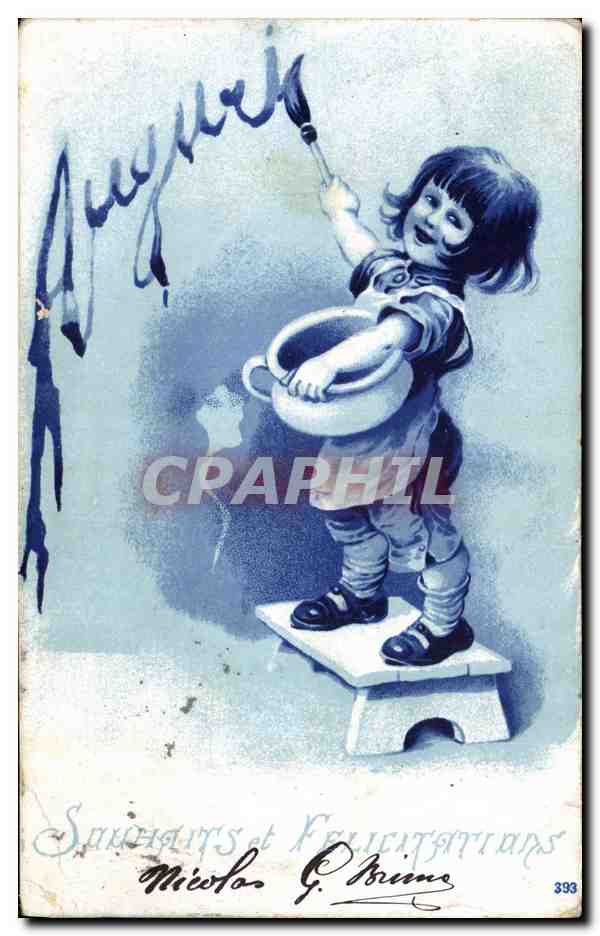CPA Fantaisie Enfant Pot 