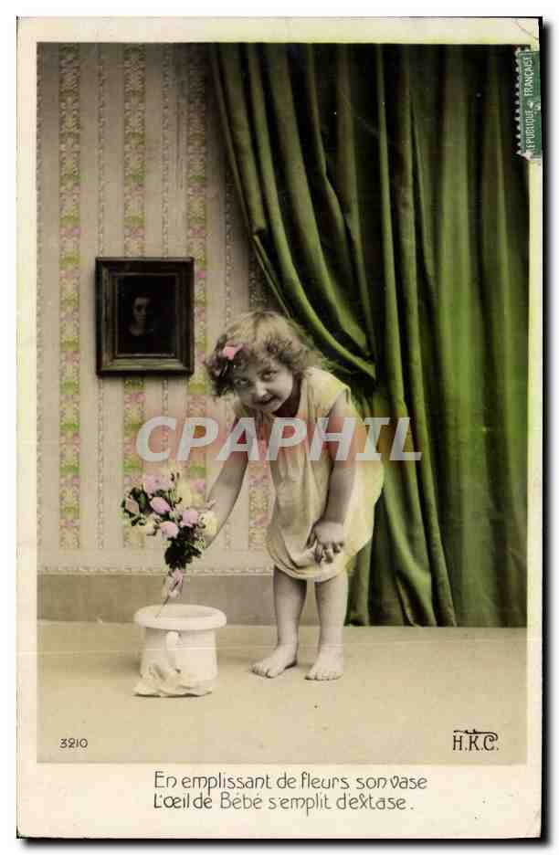 CPA Fantaisie Enfant Pot 