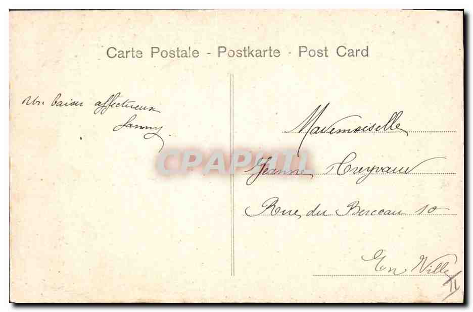 CPA Fantaisie Enfant Pot  — Rückseite